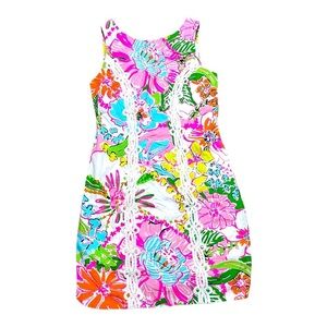Lilly Pulitzer for Target Sleeveless Dress 100% Cotton Fully Lined Size 2